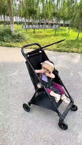 Baby Stroller For Travel With Seat Belt Can Lie Down Baby Sleep In Can Bring On Plane 婴儿手推车嬰兒手推車