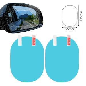 NANO ANTI RAIN FILM SIDE MIRROR Rear View Clear Sticker Fog Repellant Waterproof Car Motor Stiker Hujan Cermin Kereta 汽车镜子防雨防雾贴膜