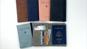 Dompet Passport Cover Kulit Travel Protection 9 Slot Kartu Dompet Kulit Pasport Passport / Cover Passport Paspor Travel