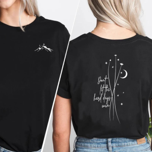 ACOTAR Dont Let The Hard Days Win Night Court T-shirts Women Minimal SJM T Shirt Throne of Glass Velaris Graphic T Shirts Tops