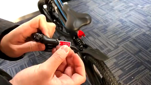 Bike Cable Lock with Combination 4 Digits Weatherproof Anti Theft Bicycle Motorcycle Lock
