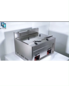KT WARE 2x8L Double Tank Gas Deep Fryer Comercial Dapur goreng gas frying machine ayam goreng kentang goreng food truck