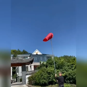 1/1.5m Airport Windsocks Measurement Sock Bag / Reflective Windsock / Outdoor Aviation Flag / Wind Direction Indicators