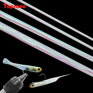 2Meters Mylar Tubing Fly Tying 2/4/6/8mm Pearlescent Braid Tube Set for Fishing Holographic Hollow Fish Pattern Materials