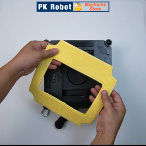 Khăn Lau Cho Robot iLobot HCR05A và HCR03 Màu Vàng Vải Sợi Mịn 5 Lớp