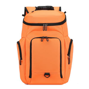 Youth Basketball Backpack Double Shoulder Bag Training Ball Carrier One Logo Team Club Sports Fitness Fans Supplies Bag