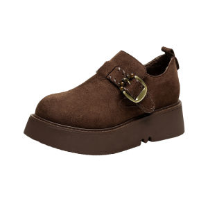 Josiny | New Slip-On Retro Insulated Warm Thick Sole Elevating Shoes