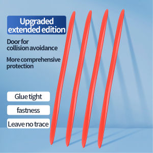 Extended and thickened car anti-collision strip silicone transparent invisible door opening border collision scratch