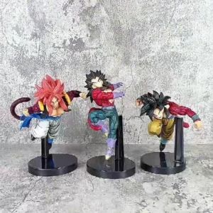 Dragon Ball Z DBZ Anime PVC Super Saiyan 4 Goku Vegeta Fusion Gogeta 20cm Action Figure (Comes with Original Box)