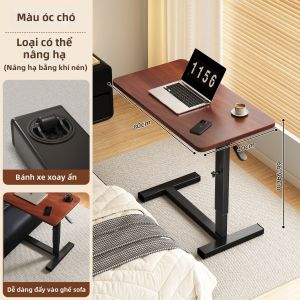 BAIPU | Bàn Đa Năng Gấp Điều Chỉnh Có Bánh Xe
