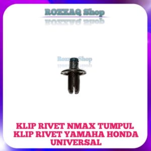 100 PCS KLIP RIVET TUMPUL NMAX KLIP PLASTIK VARIO KLIP RIVET SCOOPY KLIP RIVET YAMAHA NMAX KLIP RIVET AEROX MIO SOUL UKURAN 6MM