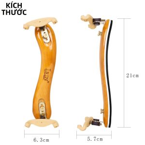 IRIN | IRIN Tấm Đệm Vai Đàn Violin Có Thể Điều Chỉnh 3/4 4/4 Fiddle Chinrest Đệm Hỗ Trợ Cho Nhạc Cụ Violin