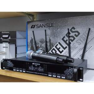 Micro Không dây Nhât Sansui LX-86 năm 2024  1.5U ( Cảm Biến Tự Ngắt Dò Tần Số Sóng Tự Động ) - Gia Khang Shop