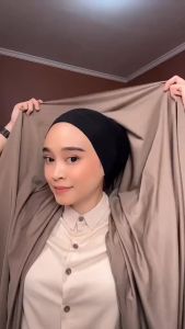 Hijab Pashmina Jersey / Kerudung Pashmina / Jersey Pasmina / Bisa COD - Model Bergo Maryam Renda Diamond XL (90cm X 100cm) - Bahan Diamond Premium - Langsung dari Produsen - Harga Grosir