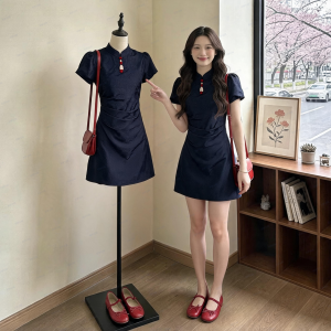 Đầm Dài Ôm Eo Kích Thước Mới Kiểu Trung Quốc Khoét Rỗng
