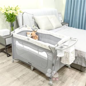 Nôi Cho Bé Đa Năng Umoo UM-08108 Full Tính Năng Gấp Gọn Dùng Cho Bé Từ Sơ Sinh