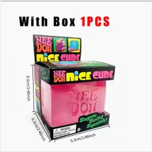 2026Needoh Nice Cube Fidget Sensory Cube Stress Anxiety Relief Focus Tool Desk Toy for Adults and Kids