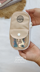 ZALEHA - Aiko Pencil Case Kotak Pensil Disgrip Anak Pouch Penyimpanan Stationary Kotak Perlengkapan Alat Tulis