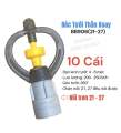 10 Béc tưới thân xoay 2 tia BB 906 (21-27) tưới 360 độ dùng tưới, rau, hoa màu, cây ăn trái. 