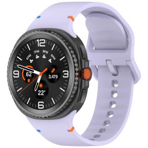 Original Silicone For Samsung Galaxy Watch 8/9/8Classic 40mm 44 46mm Strap Sport Correa Pulseira Bracelet Galaxy Watch 8 9 Band