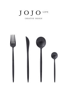 Bộ Thìa Đũa Bằng Thép Không Gỉ 304 Sang Trọng JOJOS L. PD Bộ Đồ Ăn Nhẹ Màu Trơn Dùng Tại Nhà Khách Sạn Phong Cách Hàn Quốc