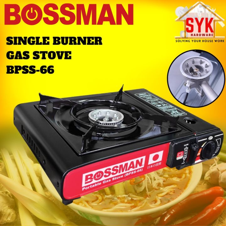 Syk Bossman Bpss 66 Portable Gas Stove Single Burner Butane Gas Stove Camping Hiking Periuk 1972