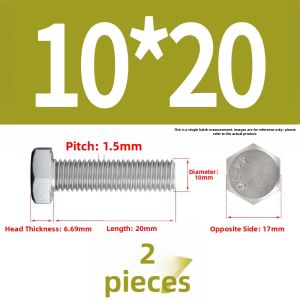 BAIRUITE | Extended Full Thread Hex Socket Stainless Steel Screws