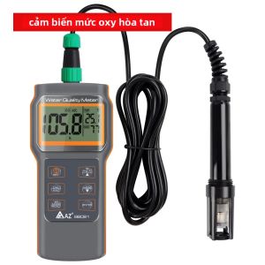 Máy Kiểm Tra Chất Lượng Nước Đa Chức Năng AZ86021 Dành Cho Bể Nuôi Trồng Thủy Sản - Máy Dò Oxy Hòa tan/PH/muối/TDS/nhiệt Độ Có Đèn Nền