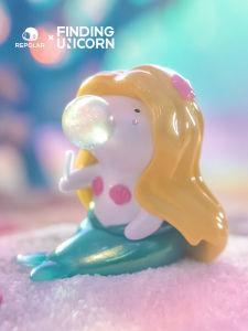 Finding Unicorns B REPOLAR Marine Life Bubble Blowing Blind Box Toy Collectible Figure PVC Material Display Ornament