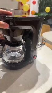 Máy Pha Cafe nhỏ gọn cho gia đình văn phòng công ty 650W giữ ấm nhiệt độ sau khi pha tiện lợi nhanh chóng