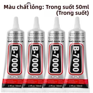 LOOLIFL | B-7000 Keo Dán Vải B-7000 Mạnh Mẽ Trong Suốt Nhanh Khô Đa Năng Chống Thấm Nước Vá May Sửa Chữa Keo Bộ 4 Dụng Cụ Cho Trang Sức Điện Thoại Gỗ Kính