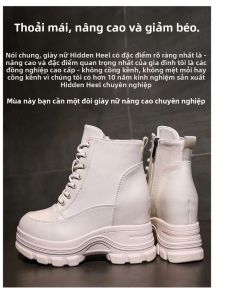 Giày Bốt Martin Đế Dày Mùa Thu Đông Cho Nữ Giày Bốt Ngắn Ấm Áp Mùa Đông Đế PU Chống Thấm Nước