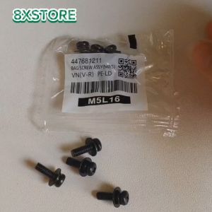 Ốc vít M4x10mm M5x16mm Ốc Bake đầu tròn thép Cacbon màu đen không rỉ (bịch 4 con)