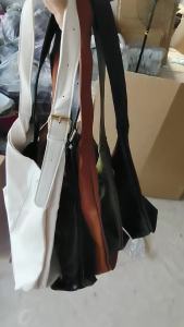 New Tote Bag Hand Bill of Lading Shoulder Womens Bag Retro Simple Large Commuter Bag Handmade Tote for College & Office Use