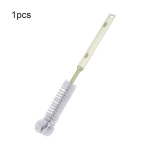 1/2Pc Milk Bottle Brush Cup Scrubber Glass Cleaner Kitchen Cleaning Tool Scalable Long Handle Bottle Glass Cup Cleaning Brush