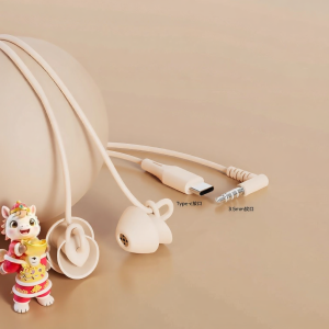 Lenovo | Sleep Side Sleep ASMR Noise Cancellation In-ear Headphones with Type-C Y107