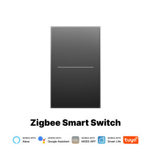 MOES | MOES Tuya ZigBee Star Feather Switch US Smart Air Touch With Neutral Light Scene 2in1 APP Remote Control with Alexa Google Home