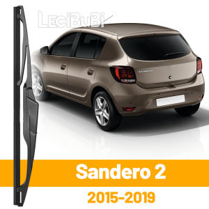 Renault Sandero 2 Lưỡi Gạt Nước Kính Chắn Gió Phía Sau 2015-2019 Cần Gạt Nước Cửa Sổ Phía Sau Cao Su Màu Đen Phụ Kiện Để Bảo Dưỡng Ô Tô