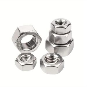 100 Pieces of Stainless Steel Hex Nuts M3/M4/M5 Suitable for Renovation and Maintenance Projects and Home DIY Projects.