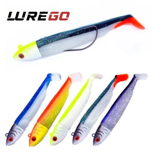 1Set Saltwater Fishing Kit: Ultimate Combo of Weedless Soft Baits - Minnows Paddle Tails Curly Tail Grubs & Jig Heads