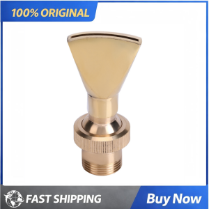 1/2" DN15 & 3/4" DN20 Fan-Shaped Fountain Nozzle Made Of Brass Fountain Sprinkler Accessories Robust/Wear-Resistant/Reusable
