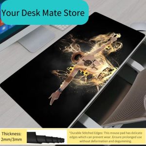 Bandai | Mouse Pad Gaming XL New Computer Home Pc Mousepad XXL Desk Mats One Piece Portgas D Ace Natural Rubber Office Anti Slip