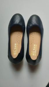 Giày Búp Bê Nữ Cao Gót HA NAM Da Bò Thật Thời Trang Cao Cấp 5cm GBBN2076