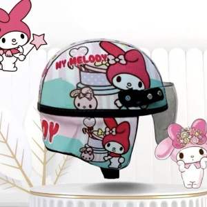 KIDS CHILDREN RETRO HELMETS BICYCLE MOTORCYCLE KUROMI SPIDERMAN