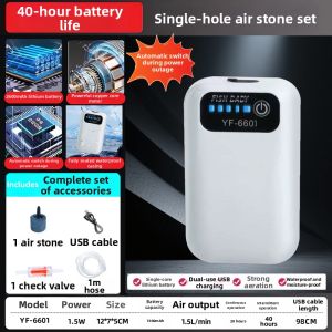 YAFENG | Silent Portable Fishing Oxygen Pump USB Charging