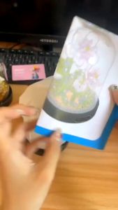 ตัวต่อดอกไม้ DIY🌻 บล็อกตัวต่อดอกไม้ ตัวต่อ ดอกไม้ DIY ดอกทานตะวัน พร้อมฝาครอบ ดอกลิลลี่สีขาว ดอกคาร์เนชั่น