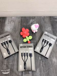 Cáp sạc nhanh Remax 3 đầu đa năng 3 in 1 Cáp sạc 3 trong 1 Lighting- Micro USB- Type C [Remac RC131TH]