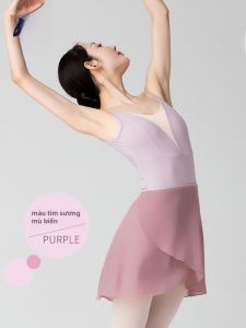 Adult Ballet Dance Practice Suit Womens Leotard Gymnastics Onesie Dance Student High Waist Art Exam Bodysuit by AIDance