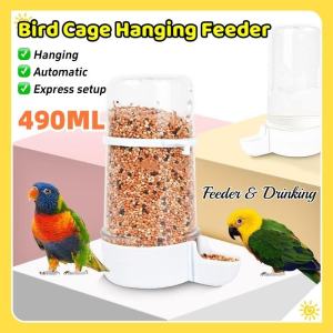 Bird Hanging Cage Feeder Automatic Birds Water Dispenser Cup for Parrot Drinking Bird Accessories
