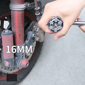 Đâu Khẩu Cờ Lê Lục Giác Đa Năng Điều Chỉnh 10-19 mm Kèm Đầu Nối Máy Khoan